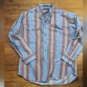 Vintage 90s Chaps Ralph Lauren Multi Stripe Shirt
